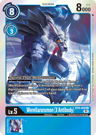 WereGarurumon (X Antibody) - BT9-028 - Rare available at 401 Games Canada