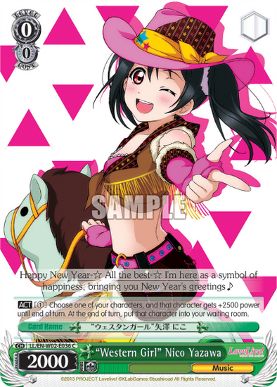 "Western Girl" Nico Yazawa - LL/EN-W02-E036 - Common available at 401 Games Canada