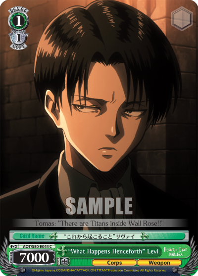 "What Happens Henceforth" Levi - AOT/S50-E044 - Common available at 401 Games Canada