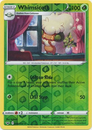 whimsicott pokemon card 401 Games Canada - Whimsicott - 006/202 - Rare