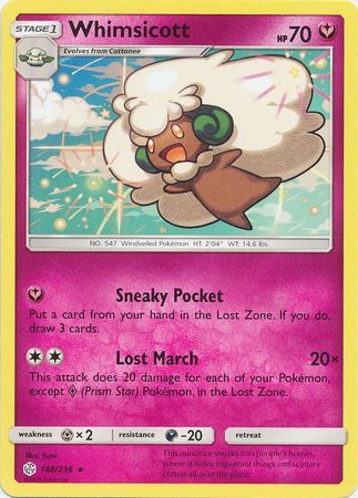 Whimsicott - 148/236 - Rare available at 401 Games Canada