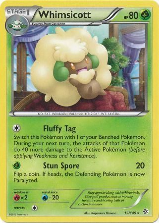 Whimsicott - 15/149 - Rare available at 401 Games Canada