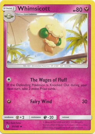 Whimsicott - 91/145 - Uncommon available at 401 Games Canada