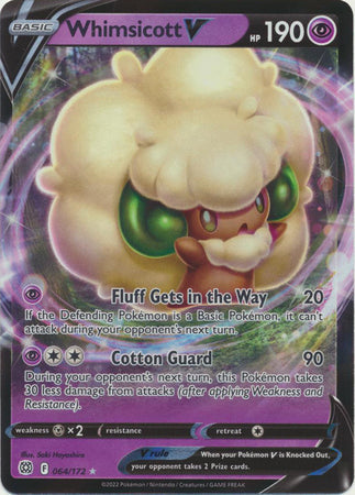 Whimsicott V - 064/172 - Ultra Rare available at 401 Games Canada