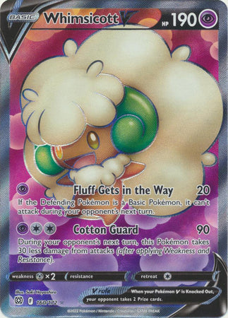 Whimsicott V - 160/172 - Full Art Ultra Rare available at 401 Games Canada