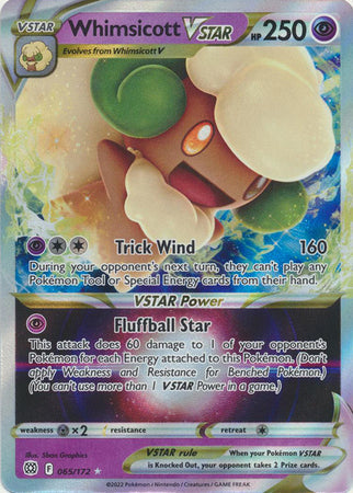 Whimsicott VSTAR - 065/172 - Ultra Rare available at 401 Games Canada