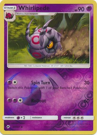 Whirlipede - 57/147 - Uncommon - Reverse Holo available at 401 Games Canada