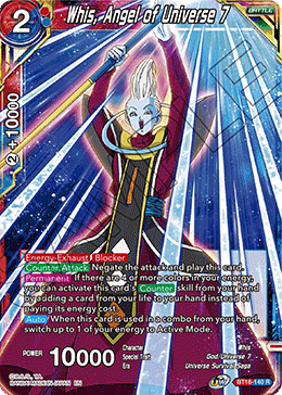 Whis, Angel of Universe 7 - BT16-140 - Rare (Foil) available at 401 Games Canada