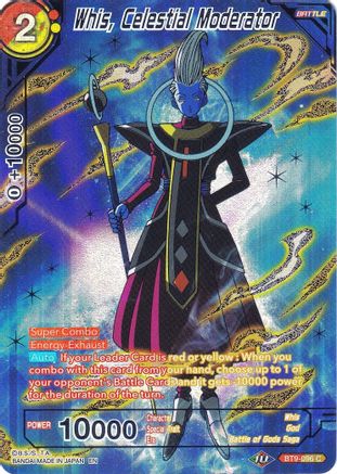 Whis, Celestial Moderator - BT9-096 - Promo (Collector's Selection Vol. 2) available at 401 Games Canada