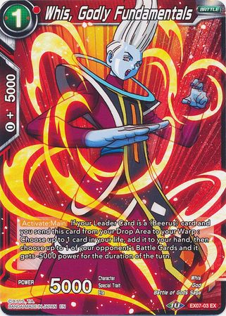 Whis, Godly Fundamentals - EX07-03 - Expansion Rare available at 401 Games Canada