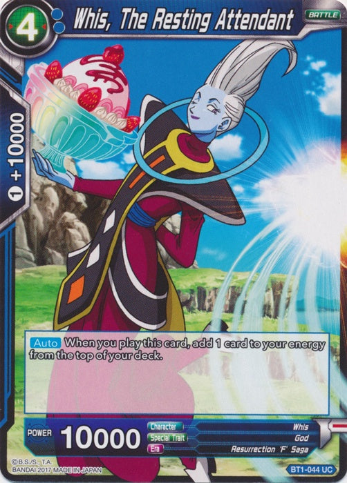 Whis, The Resting Attendant - BT1-044 - Uncommon available at 401 Games Canada