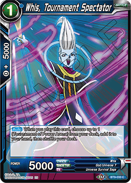 Whis, Tournament Spectator - BT9-033 - Common (FOIL) available at 401 Games Canada