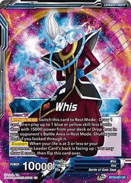 Whis // Whis, Invitation to Battle - BT16-021 - Uncommon (Foil) available at 401 Games Canada