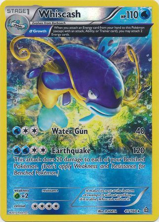 Whiscash - 41/160 - Rare - Reverse Holo available at 401 Games Canada