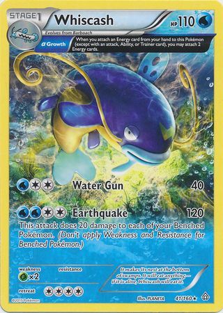 Whiscash - 41/160 - Rare available at 401 Games Canada