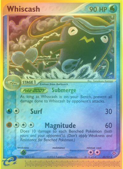 Whiscash - 48/97 - Uncommon - Reverse Holo available at 401 Games Canada