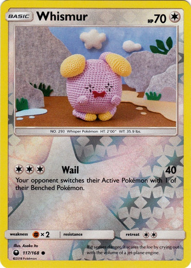 Whismur - 117/168 - Common - Reverse Holo available at 401 Games Canada