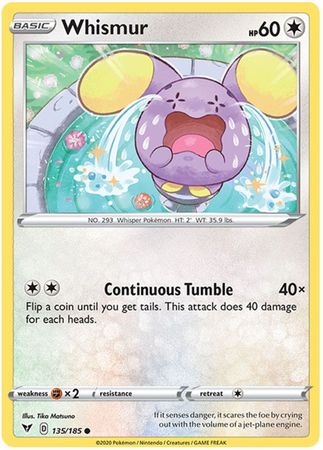 Whismur - 135/185 - Common available at 401 Games Canada