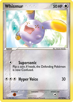 Whismur - 69/100 - Common available at 401 Games Canada