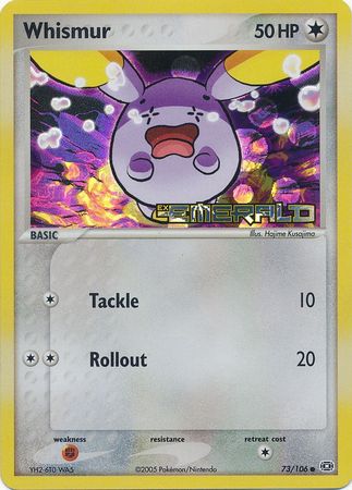 Whismur - 73/106 - Common - Reverse Holo available at 401 Games Canada