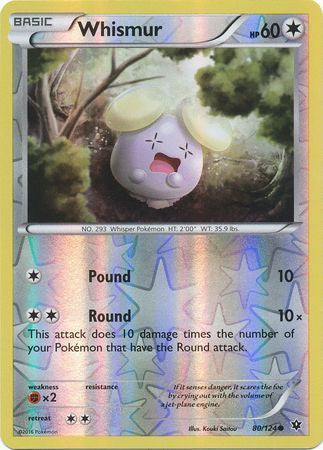 Whismur - 80/124 - Common - Reverse Holo available at 401 Games Canada