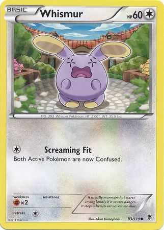 Whismur - 83/119 - Common available at 401 Games Canada