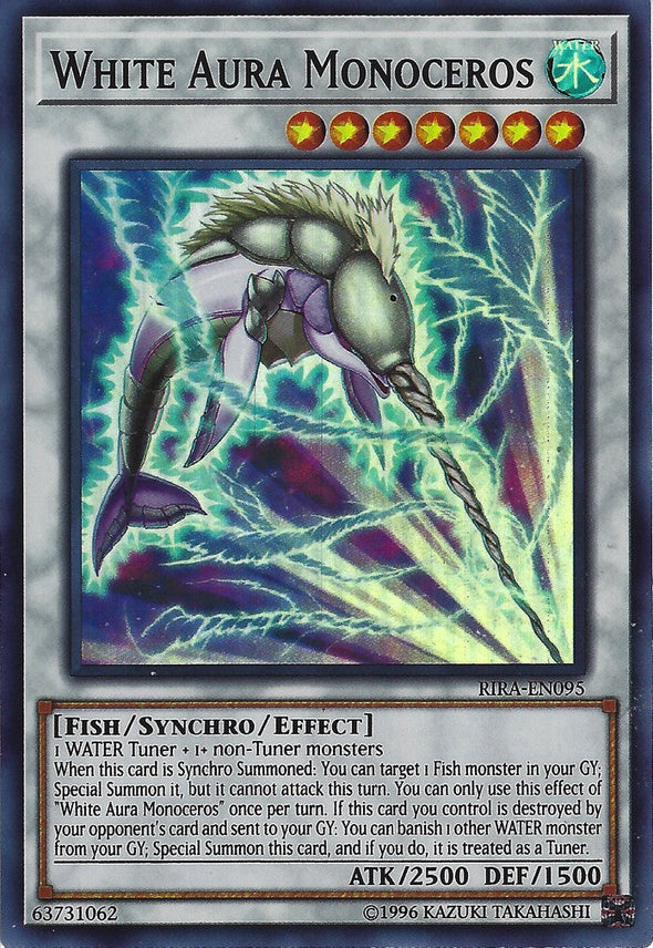 White Aura Monoceros - RIRA-EN095 - Super Rare - Unlimited available at 401 Games Canada