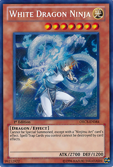 White Dragon Ninja - ORCS-EN084 - Secret Rare - 1st Edition available at 401 Games Canada