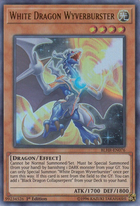 White Dragon Wyverburster - BLHR-EN076 - Ultra Rare - 1st Edition available at 401 Games Canada
