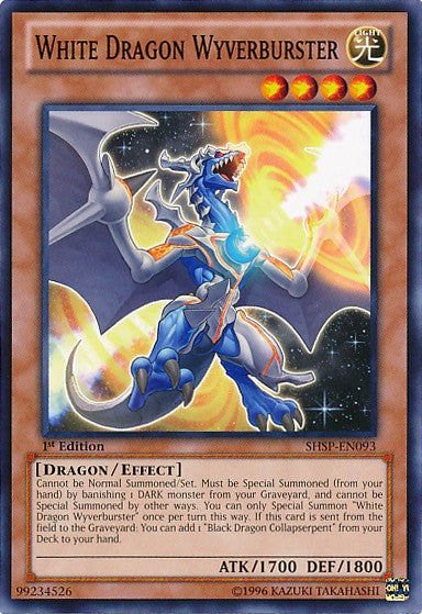 White Dragon Wyverburster - SHSP-EN093 - Common - 1st Edition available at 401 Games Canada