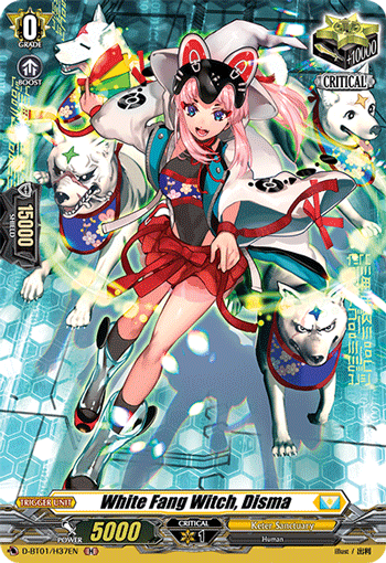 White Fang Witch, Disma - D-BT01/H37 - Holo Rare available at 401 Games Canada