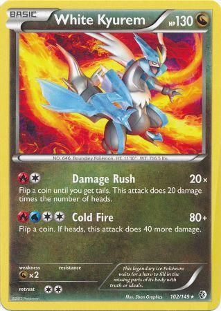 White Kyurem - 102/149 - Rare available at 401 Games Canada