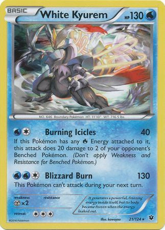 White Kyurem - 21/124 - Holo Rare available at 401 Games Canada