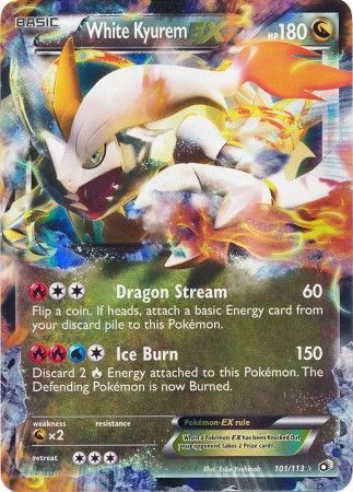 White Kyurem EX - 101/113 - Ultra Rare available at 401 Games Canada