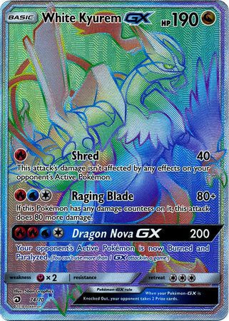 White Kyurem GX - 74/70 - Hyper Rare available at 401 Games Canada