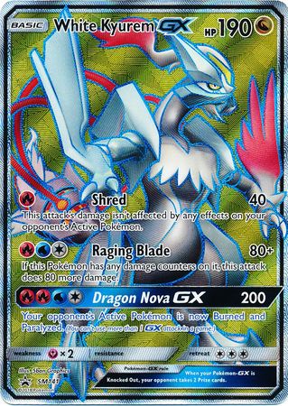 White Kyurem GX - SM141 - Full Art Promo available at 401 Games Canada