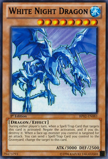 White Night Dragon - BP02-EN083 - Rare - 1st Edition available at 401 Games Canada