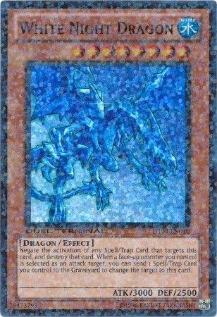 White Night Dragon - DT04-EN010 - Super Parallel Rare available at 401 Games Canada