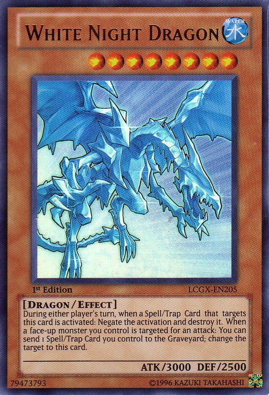 White Night Dragon - LCGX-EN205 - Ultra Rare - 1st Edition available at 401 Games Canada