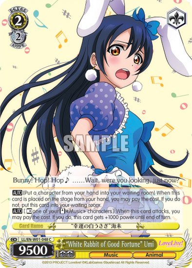 "White Rabbit of Good Fortune" Umi - LL/EN-W01-048 - Common available at 401 Games Canada