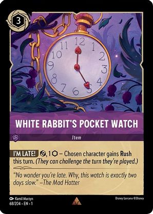 White Rabbit's Pocket Watch - 68/204 - Rare available at 401 Games Canada