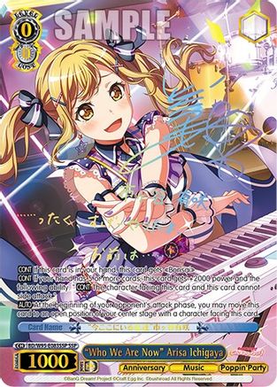 "Who We Are Now" Arisa Ichigaya (SSP) - BD/W95-E083SSP - Super Special Rare available at 401 Games Canada
