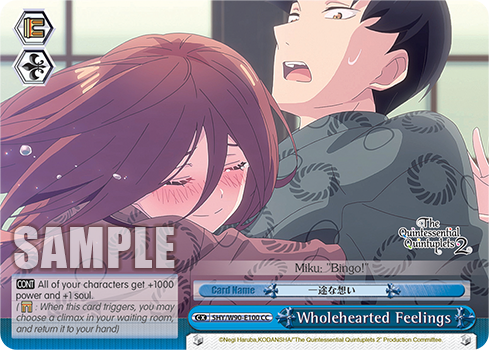 Wholehearted Feelings - 5HY/W90-E100 - Climax Common available at 401 Games Canada