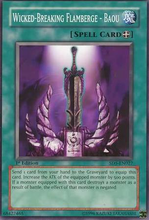 Wicked-Breaking Flamberge - Baou - SD5-EN027 - Common - 1st Edition available at 401 Games Canada