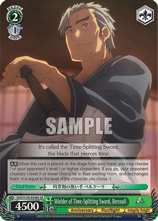 Wielder of Time-Splitting Sword, Bercouli (SR) - SAO/S100-E048S - Super Rare available at 401 Games Canada