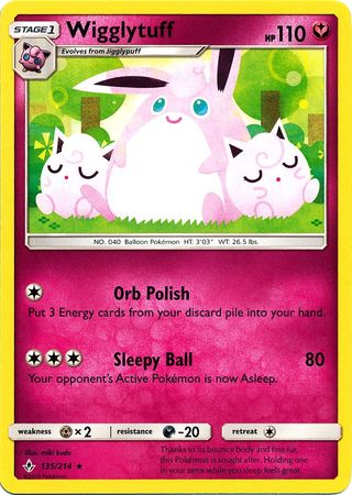 Wigglytuff - 135/214 - Rare available at 401 Games Canada