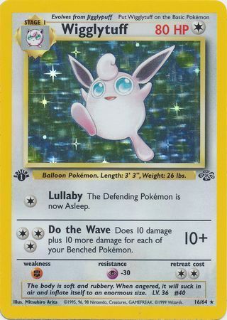Wigglytuff - 16/64 - Holo - 1st Edition available at 401 Games Canada