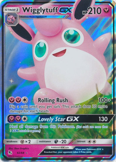 Wigglytuff GX - 42/68 - Ultra Rare available at 401 Games Canada