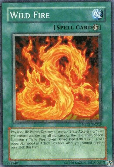 Wild Fire - FOTB-EN039 - Common - Unlimited available at 401 Games Canada