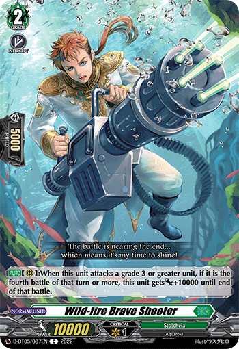 Wild-fire Brave Shooter - D-BT05/087 - Common available at 401 Games Canada